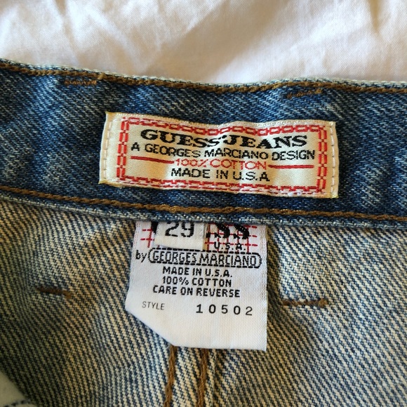 Vintage Guess jean pencil skirt. - Picture 8 of 10